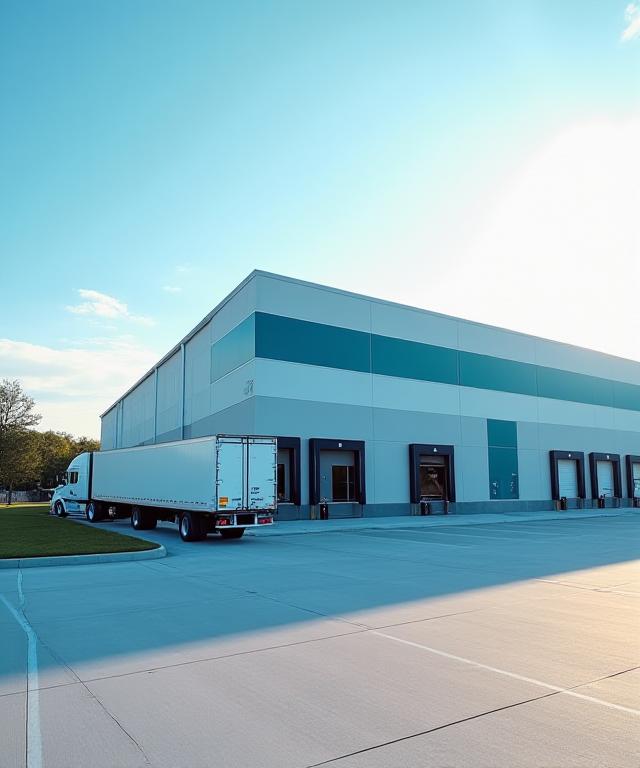 Modern logistics warehouse facility
